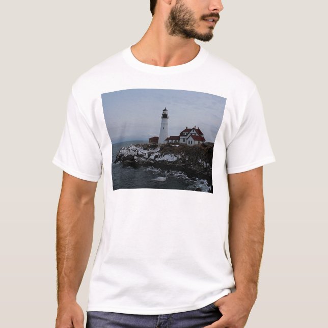 Camiseta Farol principal de Portland (Frente)