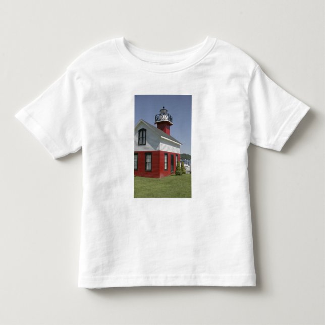 Camiseta Farol realocado na costa em Douglas perto de 2 (Frente)