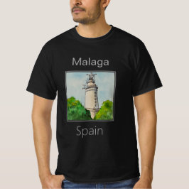 Camiseta Farola Lighthouse, Málaga, Espanha