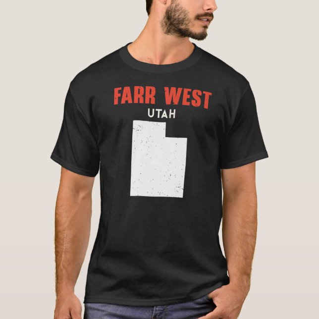 Camiseta Farr West Utah State America Viagem Utahan (Frente)