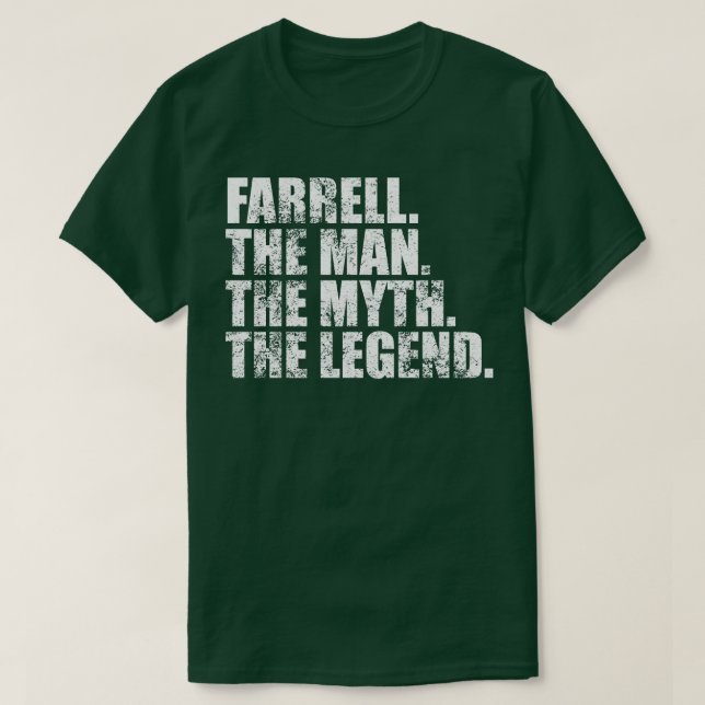 Camiseta Farrell Farrell Nome da família Farrell sobrenome  (Frente do Design)