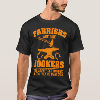 Camiseta Farrier  For Men Women Cool Blacksmith Forger Gag