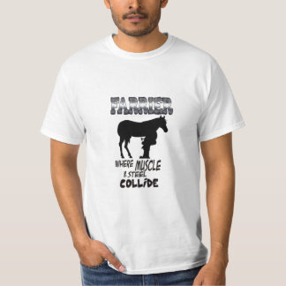 Camiseta Farrier onde músculo e aço colidem