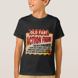 Camiseta Fart Life Sized Action Figura: Aniversário Engraça