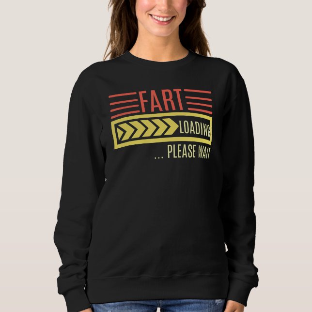 Camiseta Fart Loading Por Favor, Aguarde Dizendo (Frente)