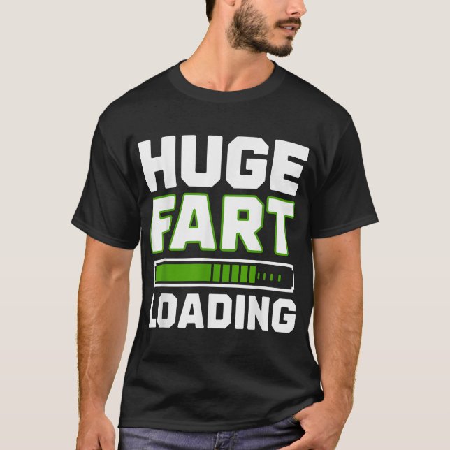 Camiseta Fart Novelty Para Homens Mulheres Fazendo Farsa De (Frente)