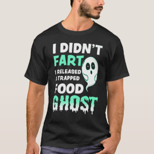 Camiseta Fart Piada Halloween Comida fantasia fantasma