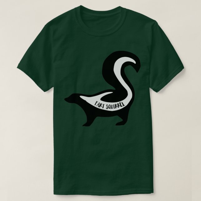 Camiseta Fart Squirrel (Frente do Design)