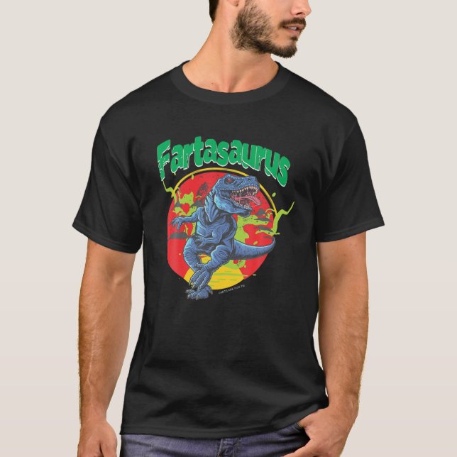 Camiseta Fartasaurus Fazendo Dinossauros (Frente)