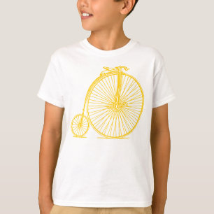 Camiseta Farthing da moeda de um centavo - âmbar