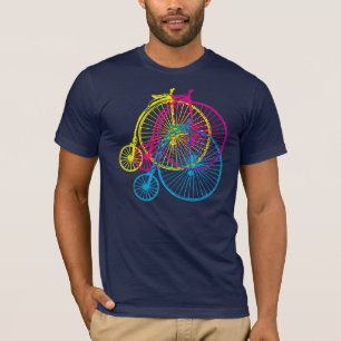 Camiseta Farthings CMYK da moeda de um centavo
