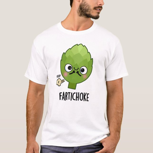 Camiseta Fartichoke Funny Farting Artichoke Pun (Frente)