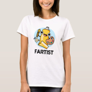 Camiseta Fartista Engraçado Artista Pun
