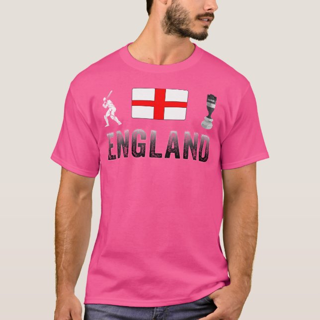 Camiseta Fãs de críquete Inglaterra Kit Cricket Inglaterra (Frente)