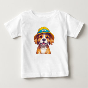 Camiseta Fãs de desenhos animados de cachorros fofos e famí
