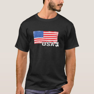 Camiseta Fãs de futebol americano patriotas amam sua bandei