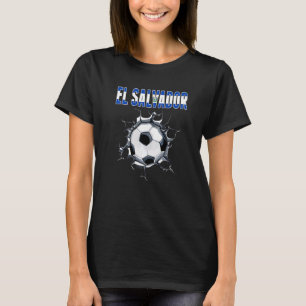 Camiseta Fãs de Futebol de El Salvador Futebol Salvadorenho