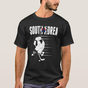 Camiseta Fãs de Hóquei no Gelo da Coreia do Sul