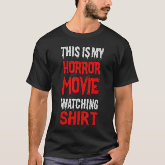 Camiseta Fãs de Horror São Meus Amigos de Filme de Terror