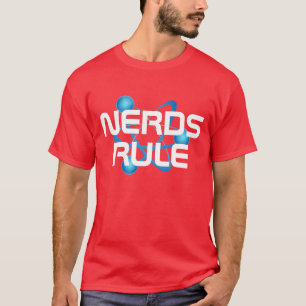 Camiseta Fãs de Tecnologia Mandam com Símbolo de Átomo