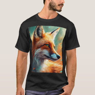 Camiseta Fasão confortável do na moda (Raposa Vermelha)