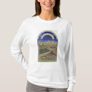 Camiseta Fascimile de março: Camponeses no trabalho