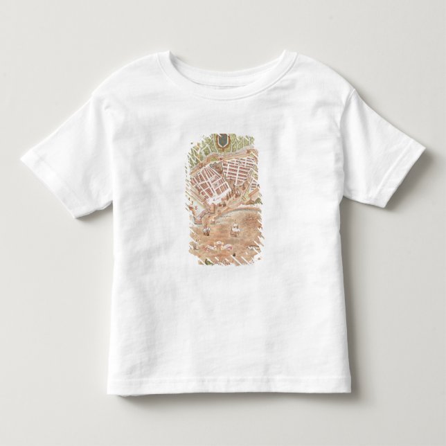 Camiseta Fascimile de um plano de Le Havre (Frente)