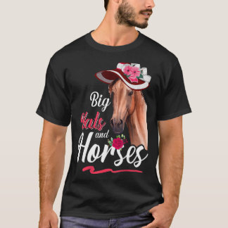 Camiseta Fascinadores De Grandes Chapéus E Cavalos