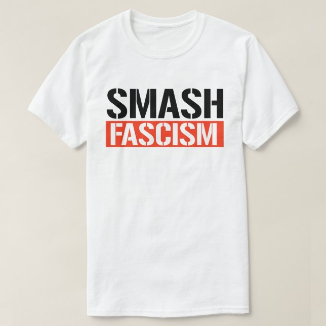 Camiseta Fascismo de Smash (Frente do Design)