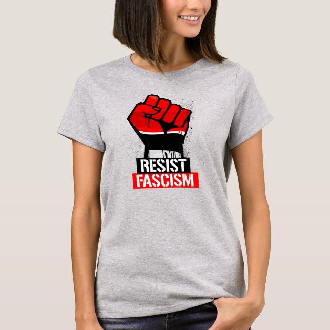 CAMISETA FASCISMO RESISTENTE (Frente)