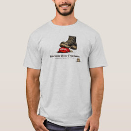 CAMISETA FASCISMO SOBRE LIBERDADE