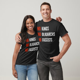 Camiseta Fascistas de Oligarchs sem Reis