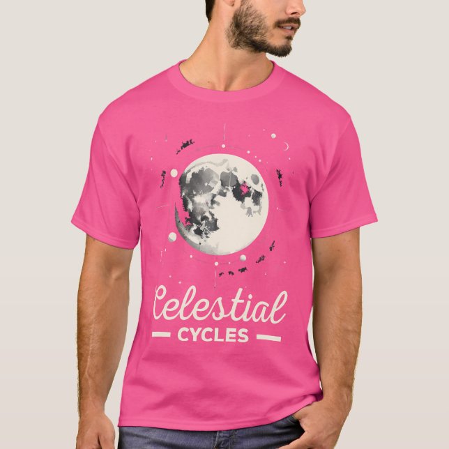 Camiseta Fase da Lua Cheia Astrônomo Lunar Eclipse Lunar As (Frente)