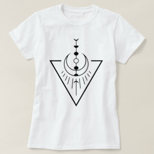 Camiseta Fase da lua solar ascensão