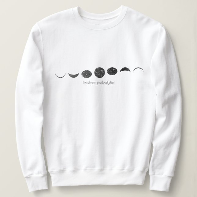 Camiseta Fase lunar (Frente do Design)