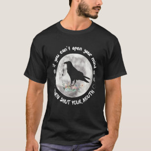 Camiseta Fases Da Lua Abram Sua Mente Raven Wicca Tatt