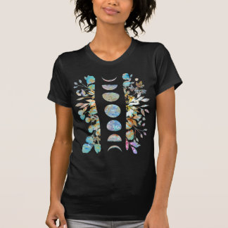 Camiseta Fases da Lua Botânica Crystal Pastel