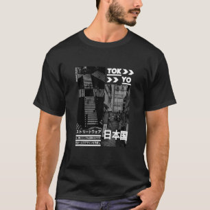 Camiseta Fashio do Gráfico Estético Retroativo de Streetwea