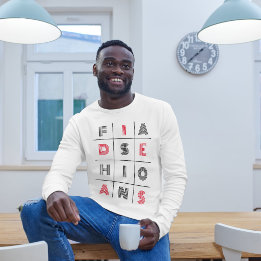 Camiseta Fashion Idea Typografia