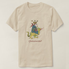 Camiseta "Fashionista" medieval