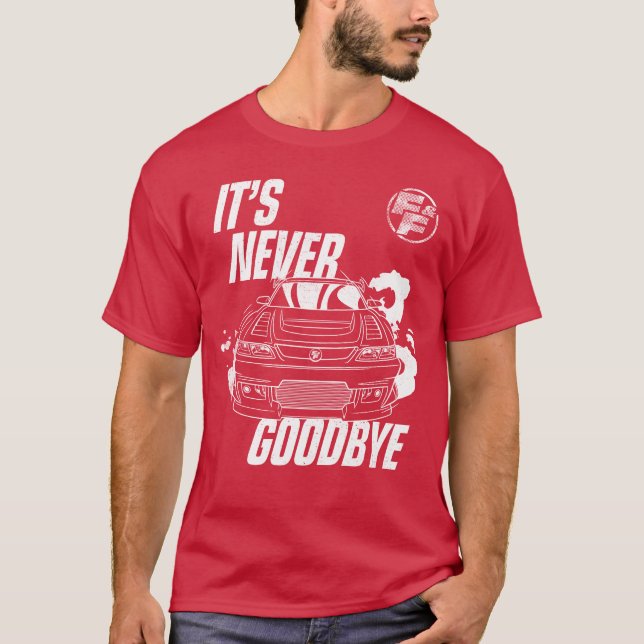 Camiseta Fast And Furious Its Never Goodbye Sports Car fami (Frente)
