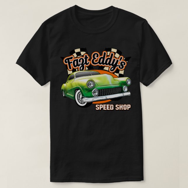 Camiseta Fast Eddys Speed Shop (Frente do Design)