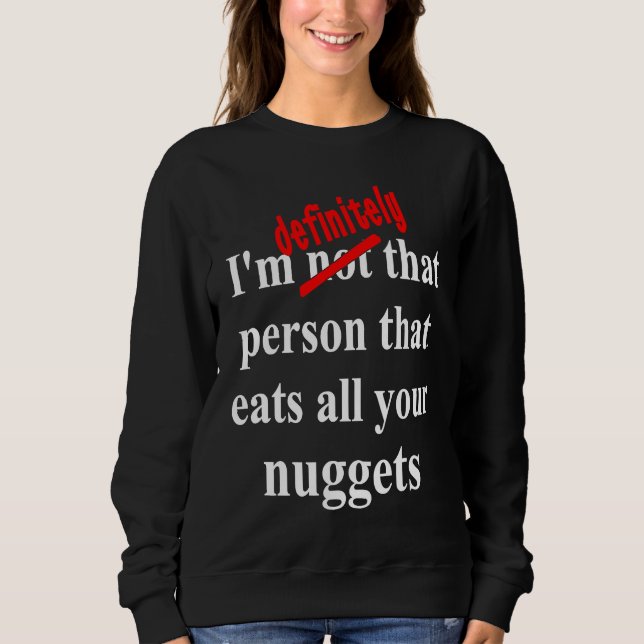Camiseta Fast Food  Eat All the Chicken Nuggets (Frente)