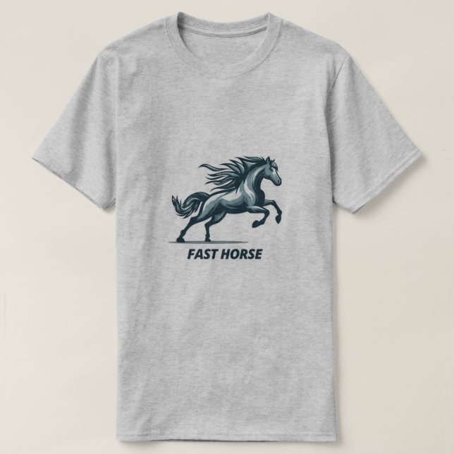 Camiseta Fast Horse (Frente do Design)