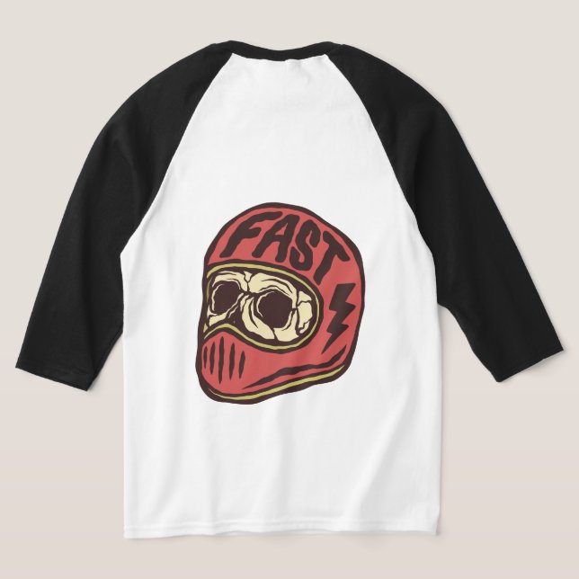 Camiseta Fast Rider (Postura das costas)