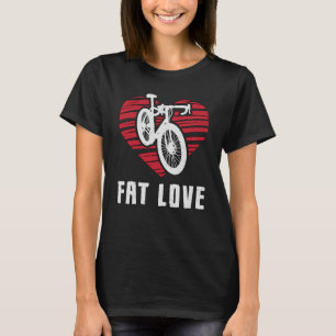 Camiseta Fat Bike Fat Love Bike Biker MTB ciclando Fatbike