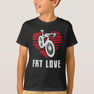 Camiseta Fat Bike Fat Love Bike Biker MTB ciclando Fatbike