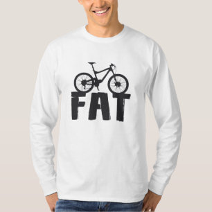 Camiseta Fat Bike Fat Mountain Bike Biker Bike Ride