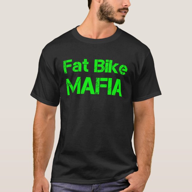 Camiseta Fat Bike Mafia (Frente)