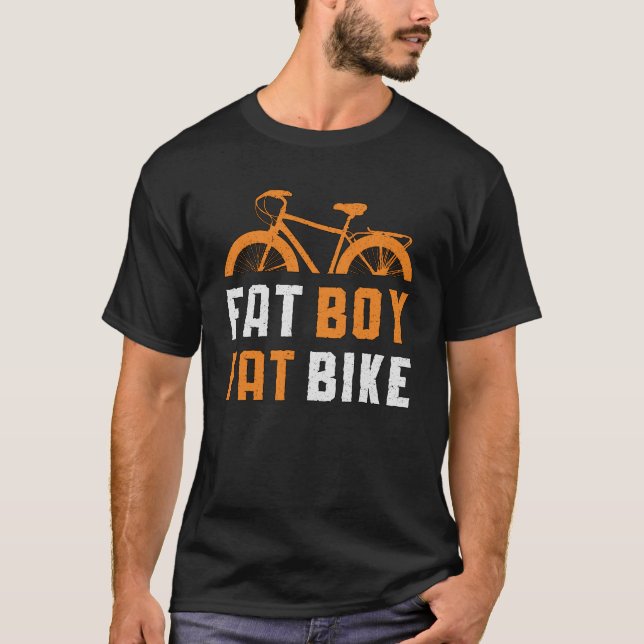Camiseta Fat Boy Fat Bike Biker MTB Ciclismo Fatbique (Frente)